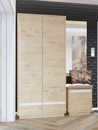 Зеркало навесное НМ 011.90, 1242х20х504, Дуб Бунратти  (артикул 7783207)  большой выбор товаров оптом и в розницу по низким ценам с доставкой