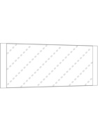 Зеркало навесное НМ 011.90, 1242х20х504, Ясень Анкор темный  (артикул 7783208)  большой выбор товаров оптом и в розницу по низким ценам с доставкой