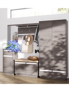 Зеркало навесное НМ 011.91, 888х20х504 Ясень Анкор темный  (артикул 7783210)  большой выбор товаров оптом и в розницу по низким ценам с доставкой