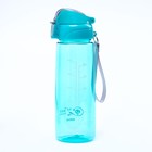 Бутылка для воды "Айви", 600 мл, бирюзовая - фото 11176881
