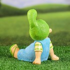 Садовая фигура "Мальчик-гномик" 12,5x17x20см - Фото 3