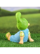Садовая фигура из полистоуна «Мальчик-гномик», 12.5×17×20 см 7751173