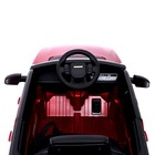 Электромобиль LAND ROVER DISCOVERY SPORT, EVA колёса, кожаное сидение, цвет красный глянец - Фото 6