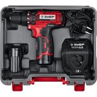 Дрель-шуруповерт ЗУБР, аккумуляторный, 2×1.3 Ач, БЗП, 0.8-10 мм, 0-350/0-1300 об/мин - Фото 6