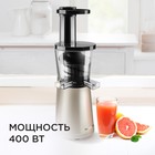 Соковыжималка REDMOND RJ-930S, шнековая, 400 Вт, 0.6/0.6 л, 55 об/мин, шампань - фото 51334832 Соковыжималка REDMOND RJ-930S, шнековая, 400 Вт, 0.6/0.6 л, 55 об/мин, шампань - фото 51334832