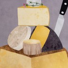 Полотенце "Этель" Сheese 40х73 см, 100% хлопок, саржа 190 гр/м2 7620917