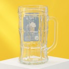 Кружка стеклянная пивная «Пивко», 500 мл - Фото 2