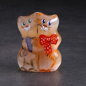 

Сувенир "Кошки пара", селенит