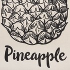 Набор кухонных полотенец Доляна Pineapple 35х60см-2шт, 100% хлопок - Фото 5