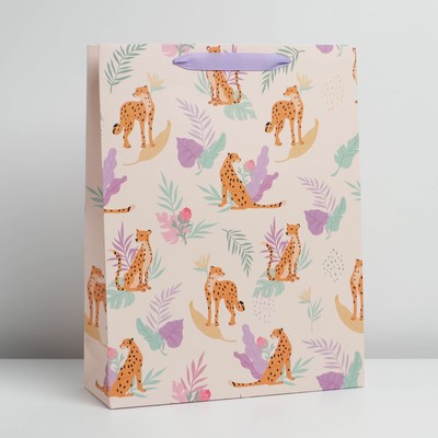 Пакет подарочный ламинированный, упаковка, «Подарок для тебя», L 31 х 40 х 11.5 см