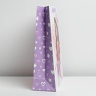 Пакет подарочный ламинированный вертикальный, упаковка, «Принцесса», L 31 х 40 х 11,5 см - Фото 3