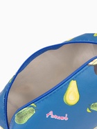 Косметичка дорожная на молнии, с ручкой, цвет синий - Фото 3