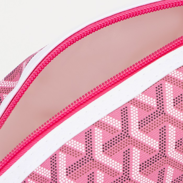 Косметичка на молнии, цвет розовый 7360016