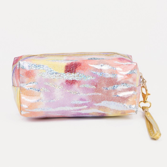 Косметичка на молнии, цвет сиреневый 7360023