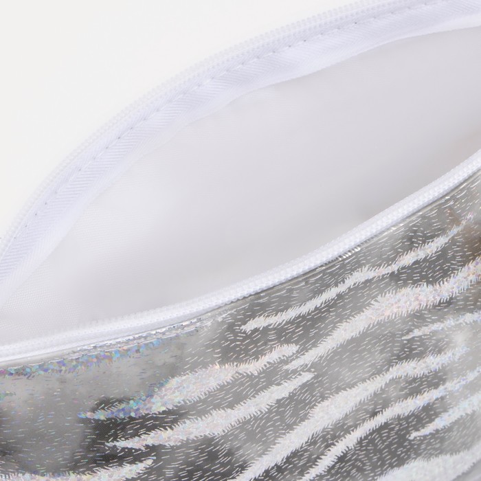 Косметичка на молнии, цвет серый 7360024