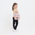 Рюкзак детский на молнии, цвет розовый - Фото 3
