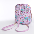 Рюкзак детский на молнии, цвет сиренево-розовый - Фото 7