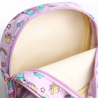 Рюкзак детский на молнии, цвет сиренево-розовый - Фото 10