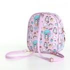 Рюкзак детский «Выбражулька», на молнии, размер 20×8×23 см, розовый - Фото 7