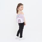 Рюкзак детский на молнии, цвет сиренево-розовый - Фото 3