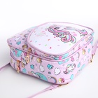 Рюкзак детский «Выбражулька», на молнии, размер 20×8×23 см, розовый - Фото 5