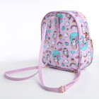 Рюкзак детский на молнии, цвет сиренево-розовый - Фото 6