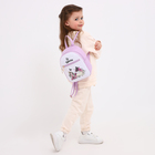 Рюкзак детский на молнии, цвет сиреневый - Фото 3