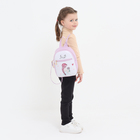 Рюкзак детский на молнии, цвет розовый - фото 9732023