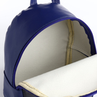 Рюкзак детский на молнии, цвет синий - фото 9581537