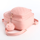 Рюкзак детский на молнии, цвет розовый - Фото 5