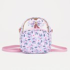 Рюкзак детский на молнии, цвет розовый - фото 24476066