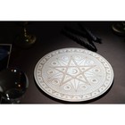 Алтарь для ритуалов «Магическая звезда», деревянный, D=24 см - Фото 3