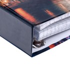 Тетрадь на 4-х кольцах А5, 240 листов, в клетку, Megapolis, твёрдая обложка, глянцевая ламинация, блок офсет - фото 21531248