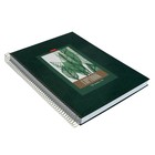 Колледж-тетрадь А4, 160 листов, в клетку на гребне "Листья", твёрдая обложка 7754288