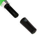 Триммер Luazon LTRI-20, для носа/ушей/бровей/бороды, с подсветкой, от батарейки ААА×1, зелёный - Фото 4