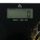 Весы напольные Luazon LVE-015 "Малахит", электронные, до 180 кг, 2хAAА (не в комплекте) - фото 3984303