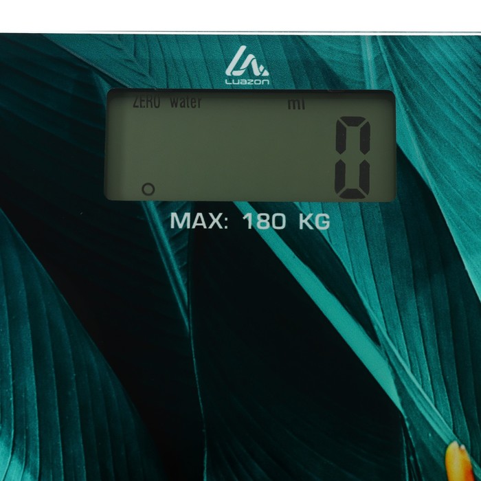 Весы напольные Luazon LVE-014 "Тропики", электронные, до 180 кг, 2хAAА (не в комплекте) - фото 1900085074