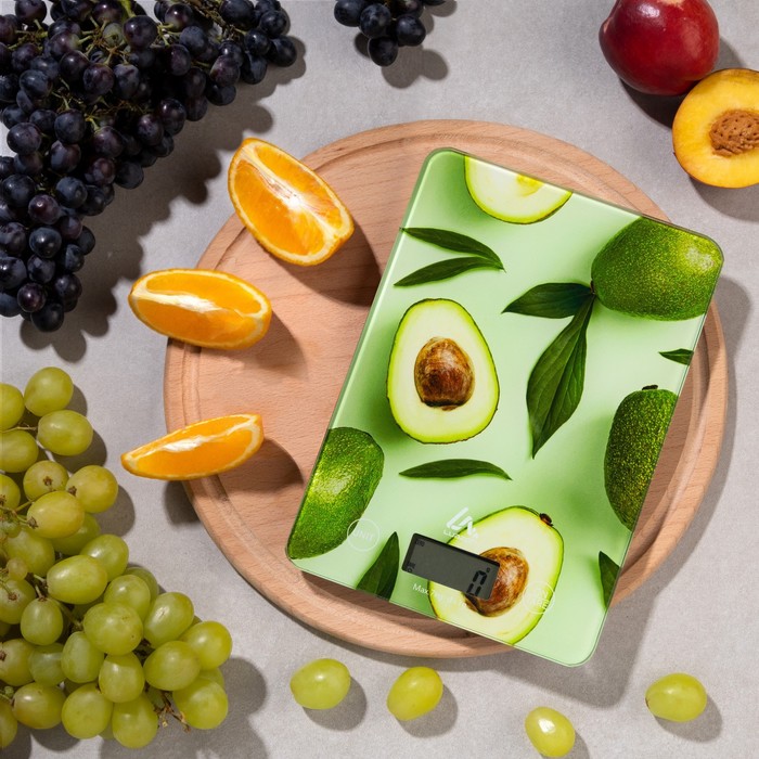 Весы кухонные Luazon LVK-501 «Авокадо», электронные, до 7 кг - Фото 1