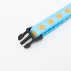 Ошейник  "Звездопад", 30 х 1 см, капрон, голубой - фото 22669538