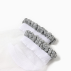 Носки женские стеклянные MINAKU «Цветы», цвет белый, размер 36-37 (23 см) - Фото 4