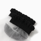 Носки женские стеклянные MINAKU «Цветы», цвет чёрный, р-р 36-37 (23 см) - Фото 7