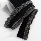 Носки женские стеклянные MINAKU «Цветы», цвет чёрный, р-р 36-37 (23 см) - Фото 9