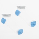 Носки женские стеклянные MINAKU цвет голубой/белый, р-р 36-37 (23 см) - Фото 4
