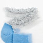 Носки женские стеклянные MINAKU цвет голубой/белый, р-р 36-37 (23 см) - Фото 5