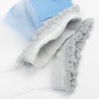 Носки женские стеклянные MINAKU цвет голубой/белый, р-р 36-37 (23 см) - Фото 6