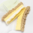 Носки женские стеклянные MINAKU цвет жёлтый, размер 36-37 (23 см) - Фото 6
