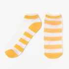 Носки женские стеклянные MINAKU цвет желтый, размер 36-37 (23 см) - Фото 4