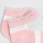 Носки женские стеклянные MINAKU цвет розовый, размер 36-37 (23 см) - Фото 5