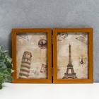 Фоторамка МДФ на 2 фото 10х15 см "Сосна" 16х3х23,5 см 7510891 - фото 16598343