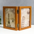 Фоторамка МДФ на 2 фото 10х15 см "Сосна" 16х3х23,5 см 7510891 - фото 16598344